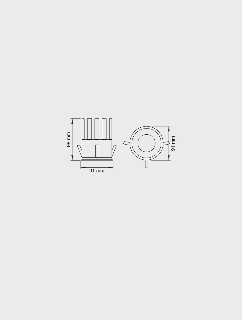 Masialux MD 1003-100 Receessed Lighting Recessed Lighting armatürü