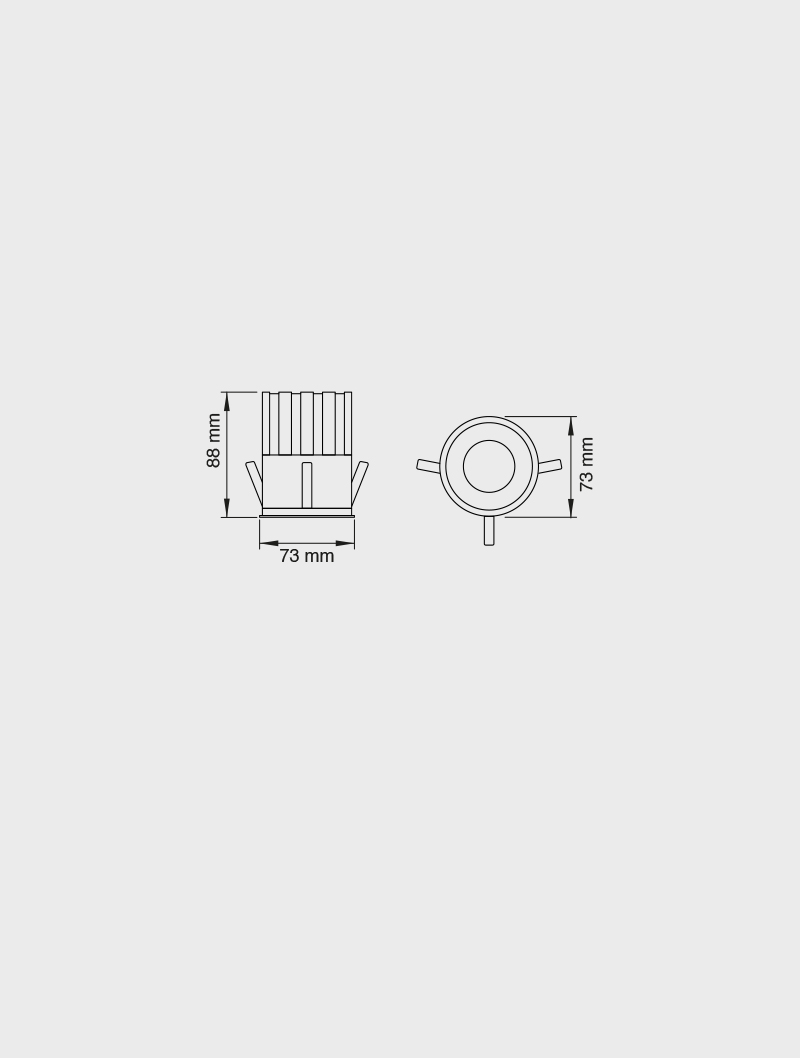 Masialux MD 1003-75 Receessed Lighting Recessed Lighting armatürü