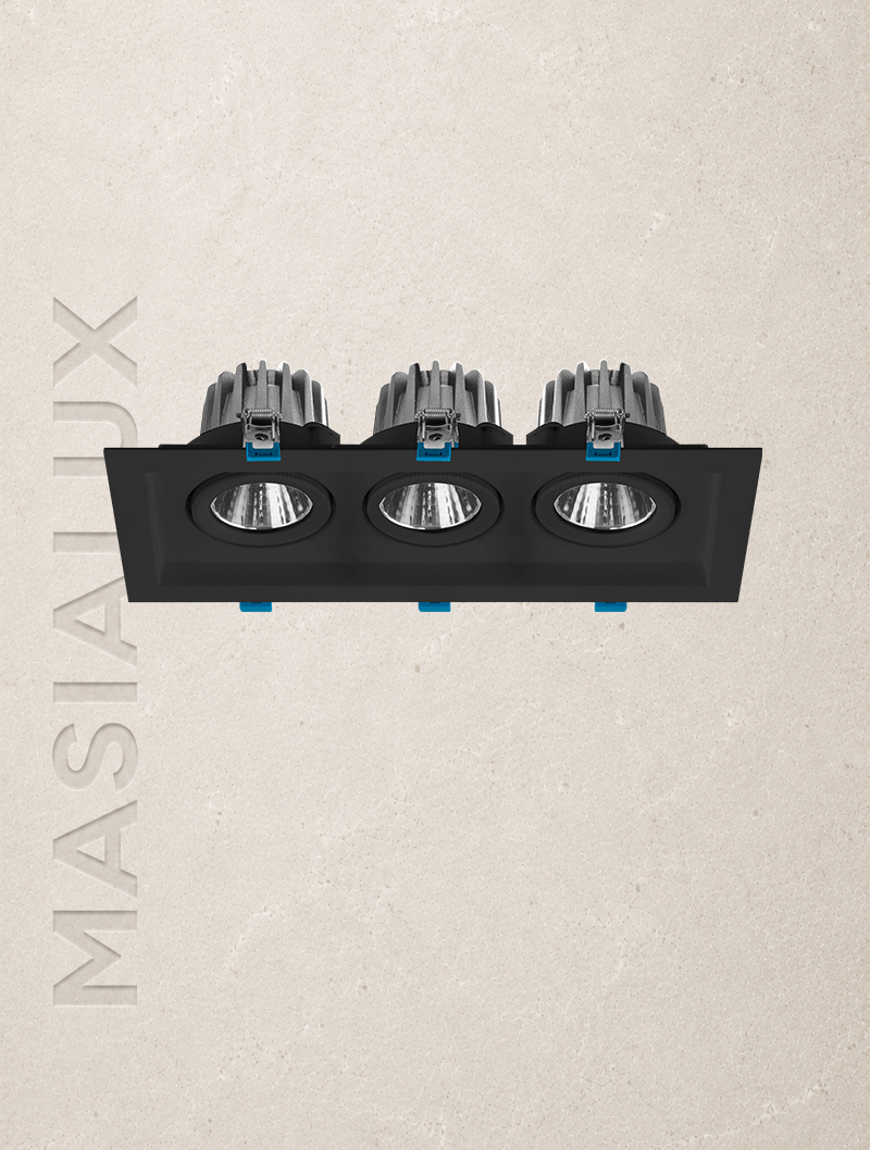 Masialux MD 119-3-60 Sıva Altı Aydınlatma LED armatür 30W 27W IP20