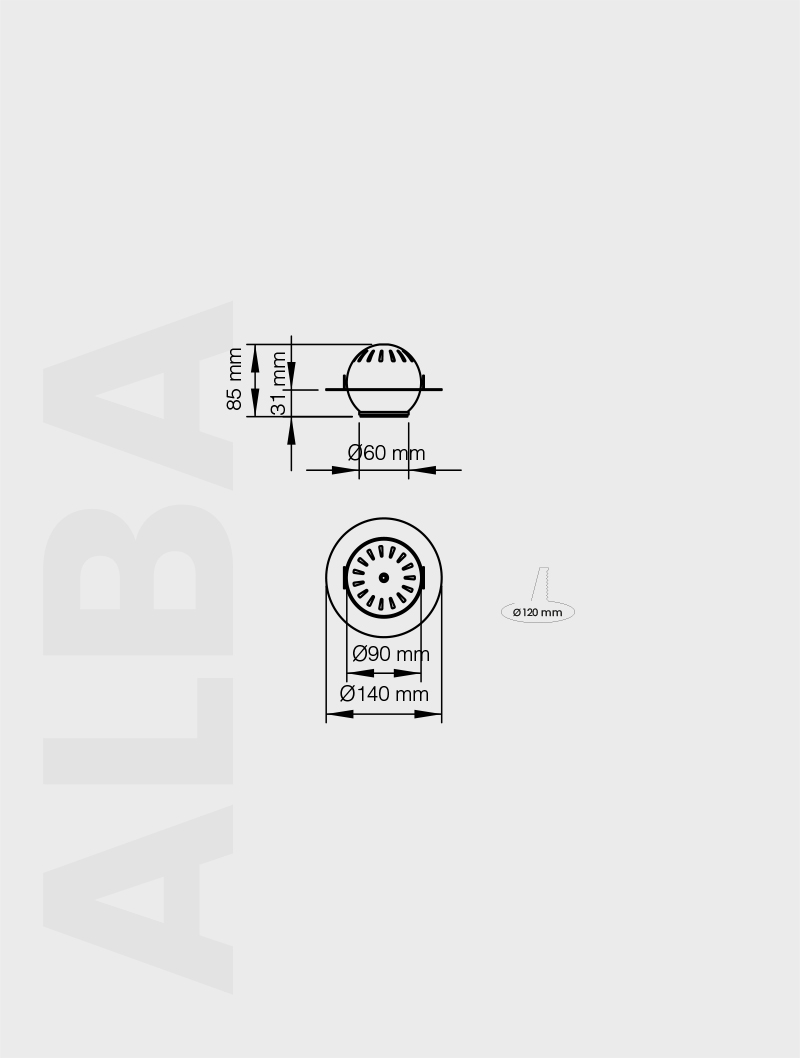 Masialux MD 122-1-60 Receessed Lighting Recessed Lighting armatürü