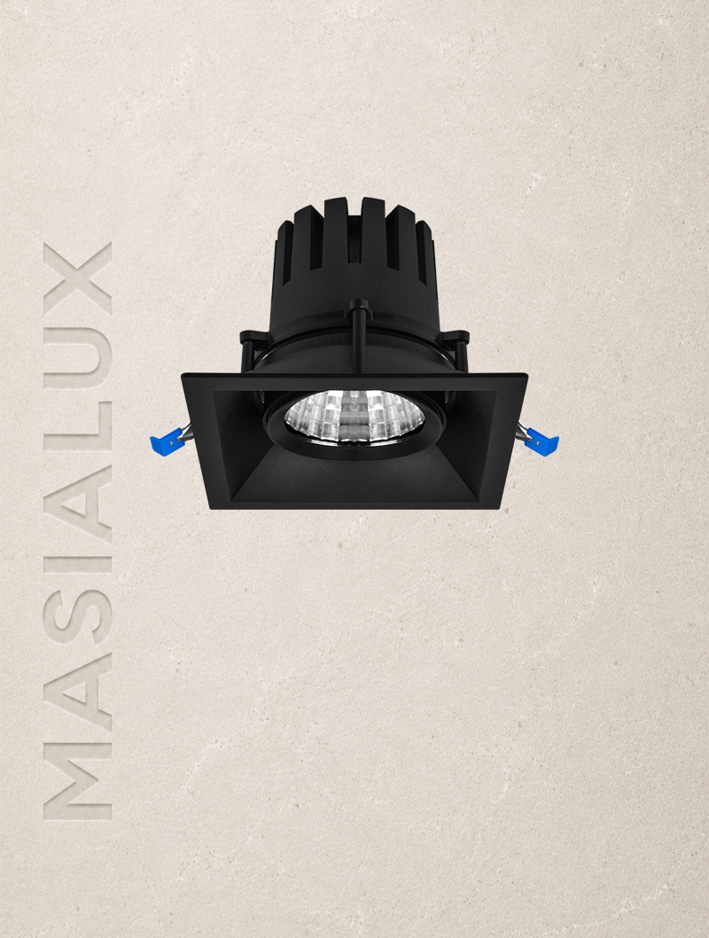 Masialux MD 170-1-100 Sıva Altı Aydınlatma LED armatür 20W 27W 38W IP20