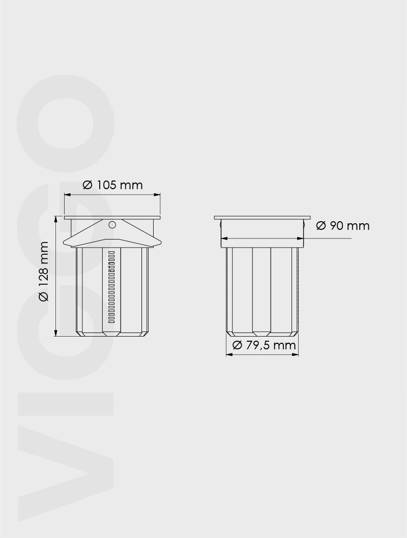 Masialux MD 902-100 Receessed Lighting Recessed Lighting armatürü