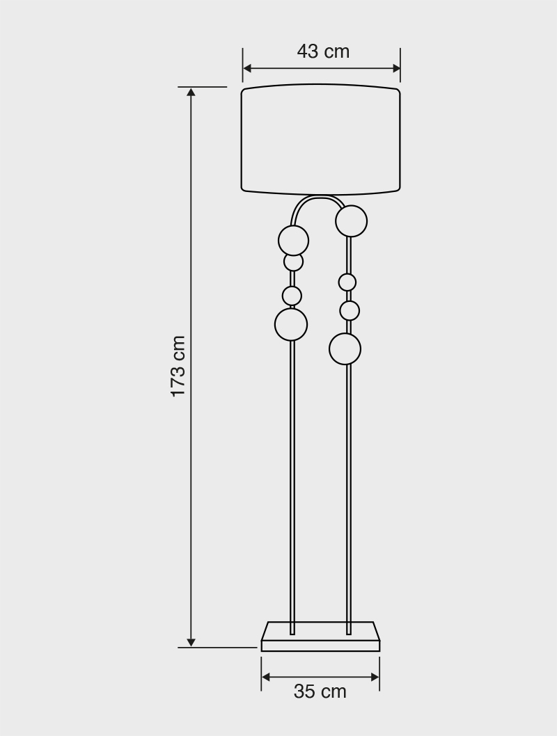 Masialux ME 180 Floor Lamp Floor Lamps armatürü