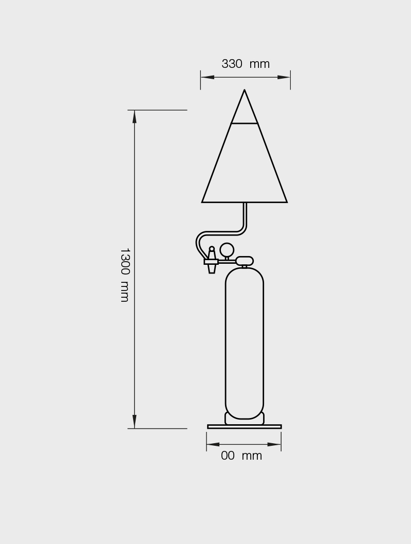 Masialux ME 301 Floor Lamp Floor Lamps armatürü