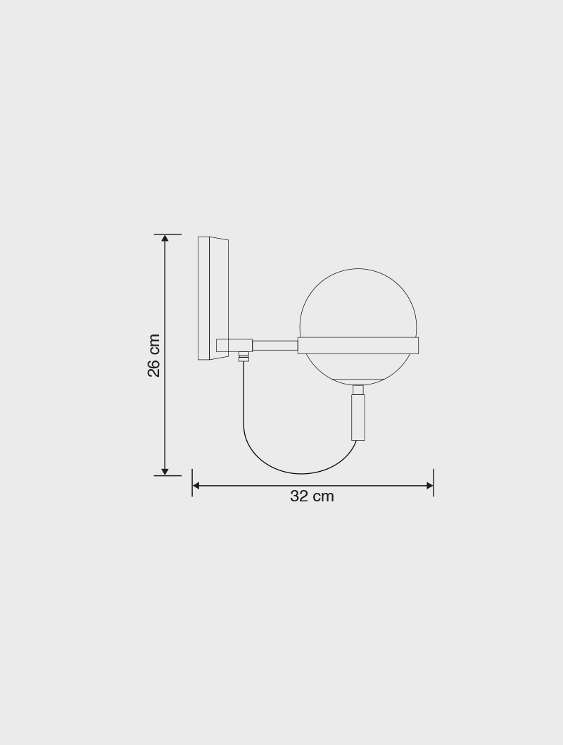 Masialux ME 330 Sconce Lighting Wall Sconce Lighting armatürü