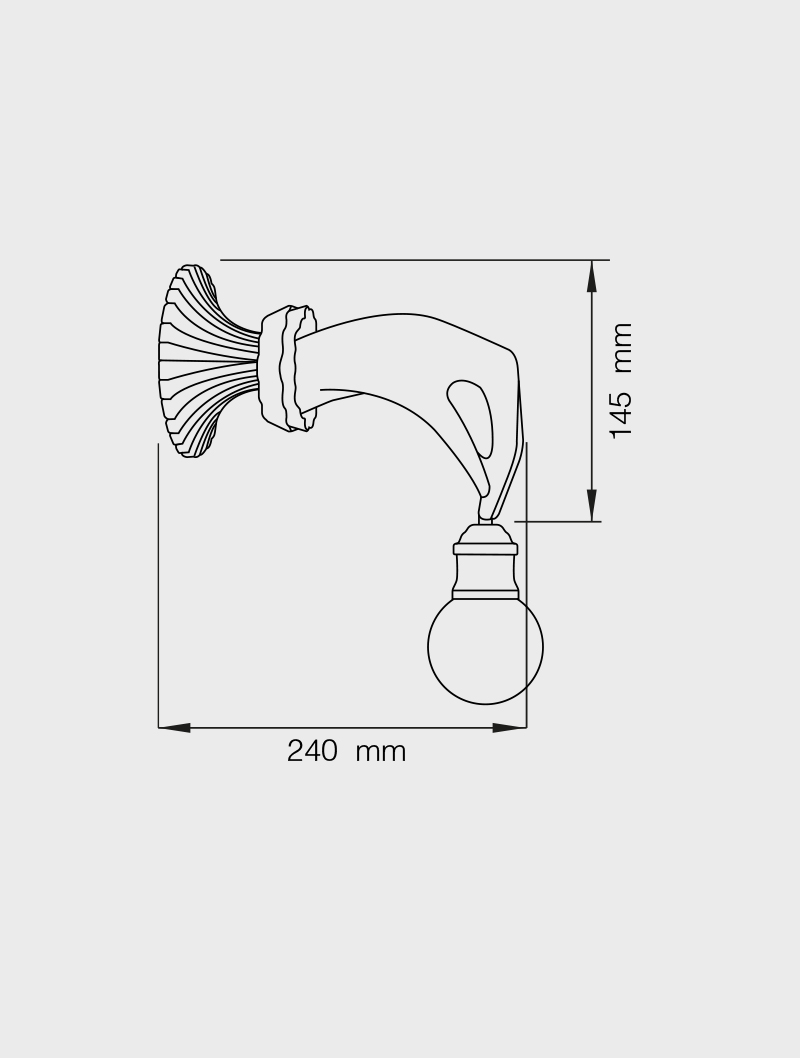 Masialux ME 997 Sconce Lighting Wall Sconce Lighting armatürü