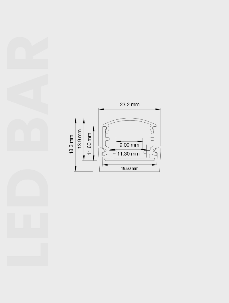 Masialux MJL 100 LED Bar Industrial Lighting armatürü