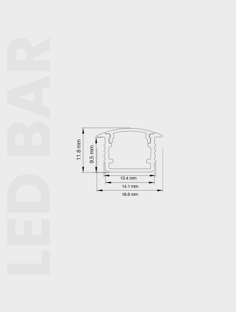 Masialux MJL 102 LED Bar Industrial Lighting armatürü