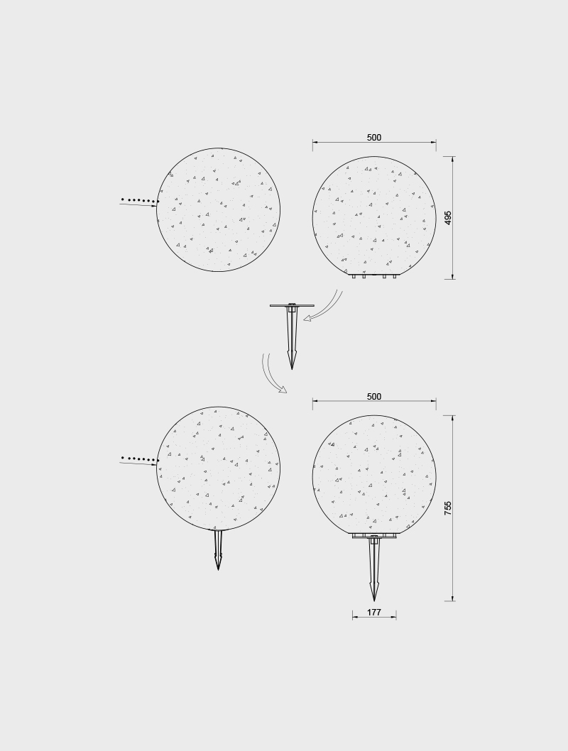 Masialux MO 250-2 | Ø50 Outdoor Lighting Outdoor Lighting armatürü