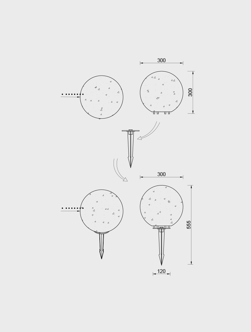 Masialux MO 250-3 | Ø30 Outdoor Lighting Outdoor Lighting armatürü