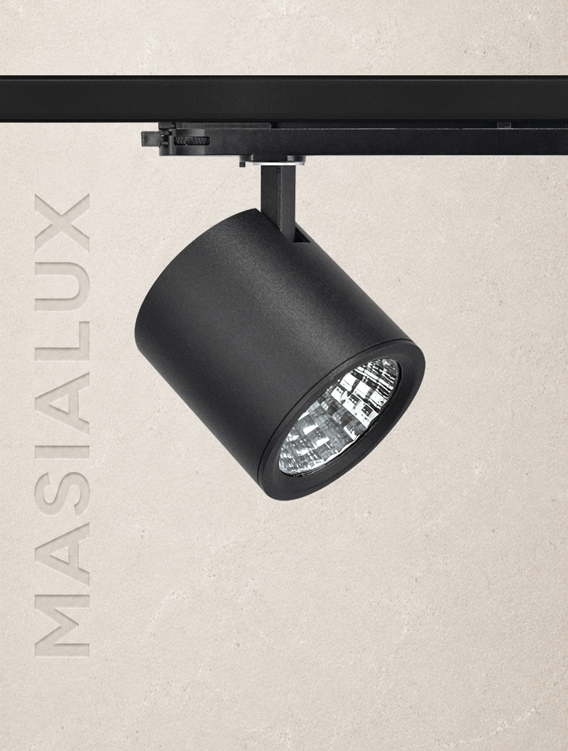 Masialux MR 1010-100 Track Spotlight LED armatür 20W 27W IP20