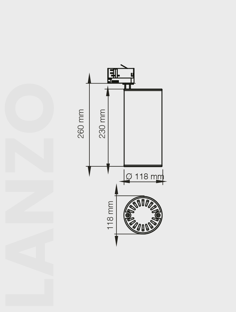 Masialux MR 1020-118 Ray Spot Aydınlatma Ray Spot armatürü
