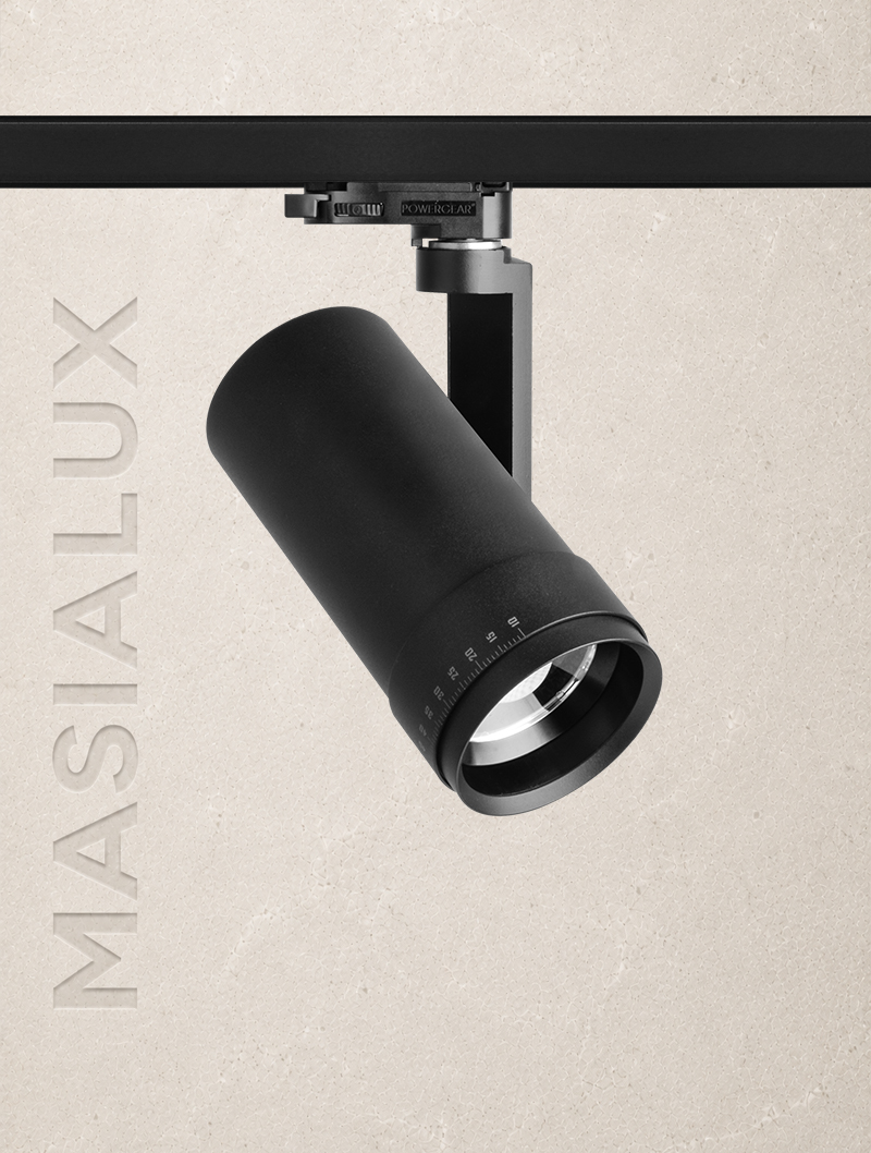 Masialux MR 1070-75 Track Spotlight LED armatür 15W 20W IP20