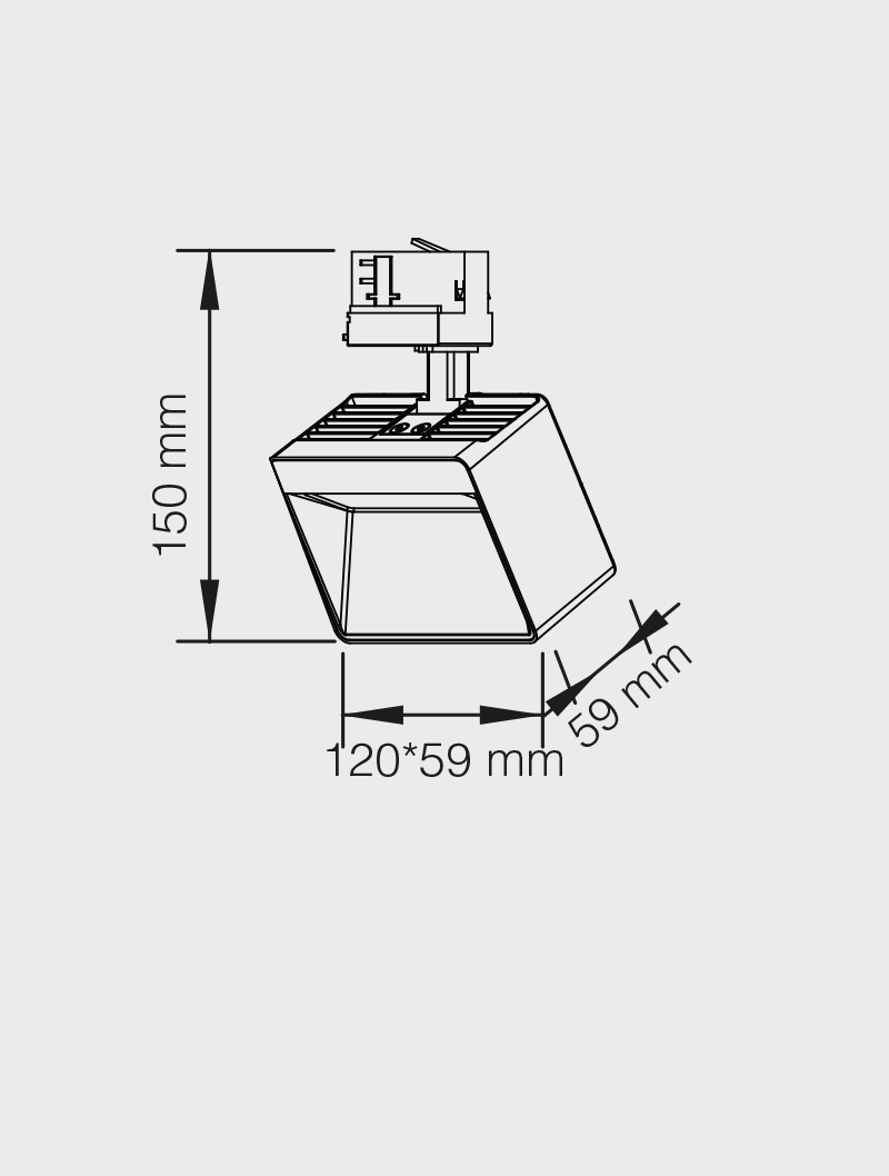Masialux MR 1071-2 Ray Spot Aydınlatma Ray Spot armatürü