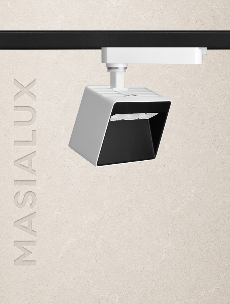 Masialux MR 1071-2 Track Spotlight LED armatür 24W IP20