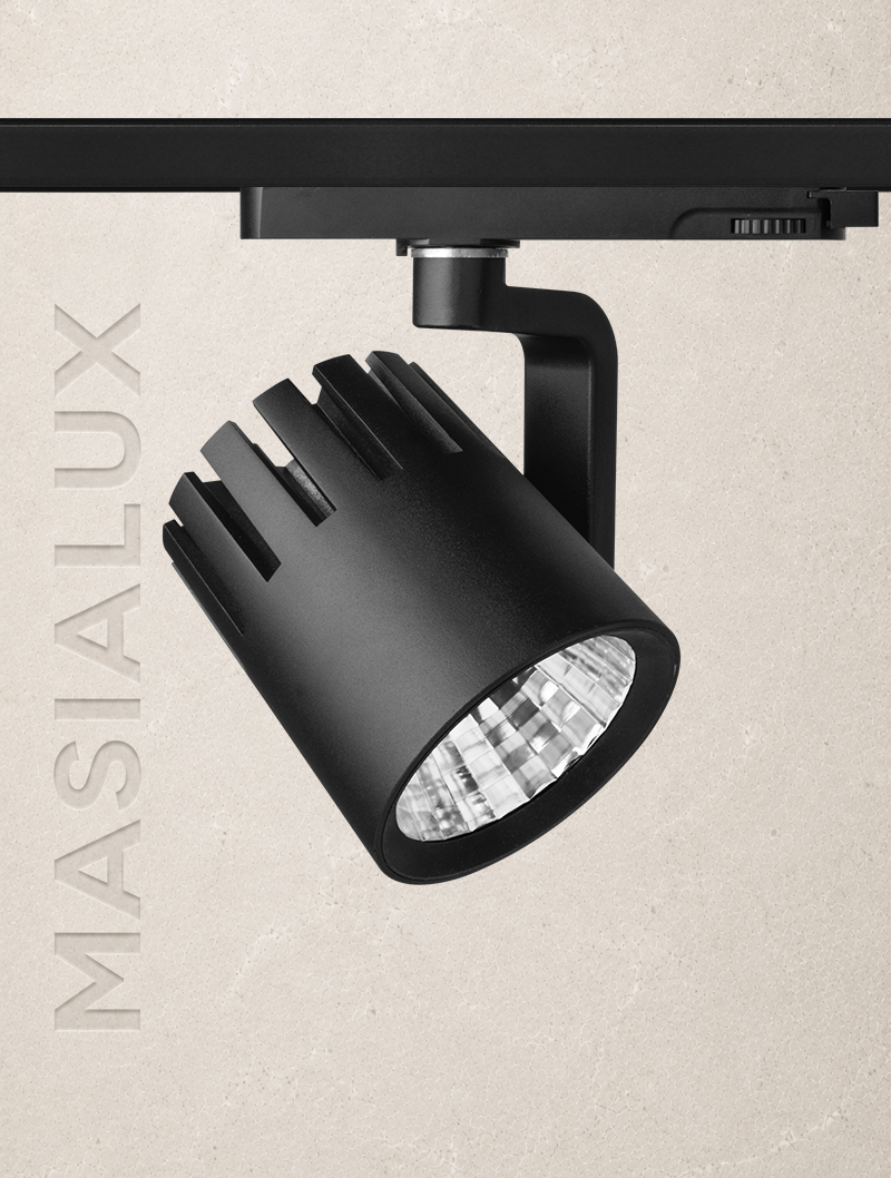 Masialux MR 1081-100 Track Spotlight LED armatür 20W 27W 38W IP20