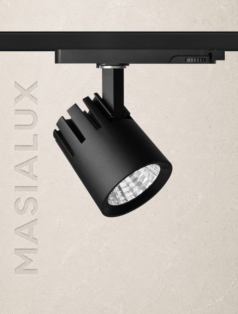 Masialux MR 1082-85 Track Spotlight LED armatür 15W 20W 27W IP20