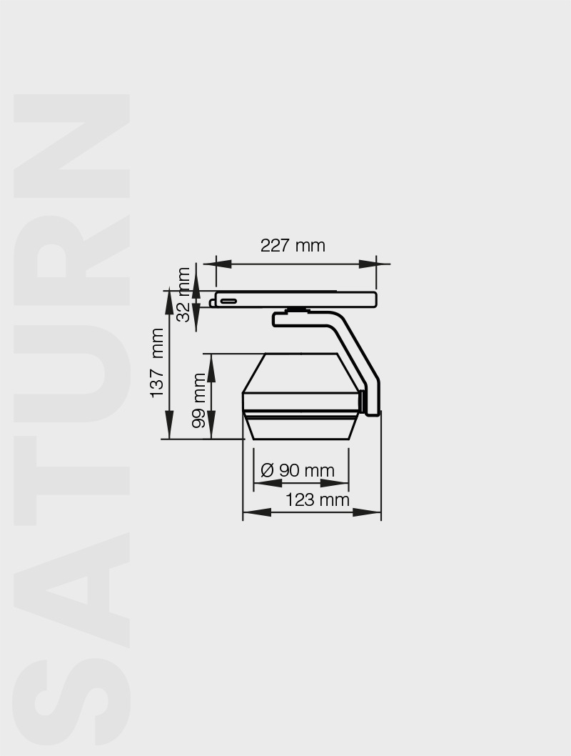 Masialux MR 502 Track Spotlight Track Spotlight armatürü