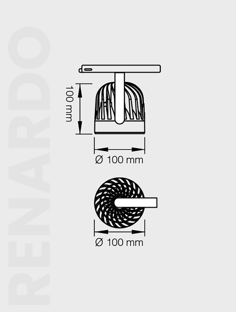 Masialux MR 602-100 Ray Spot Aydınlatma Ray Spot armatürü
