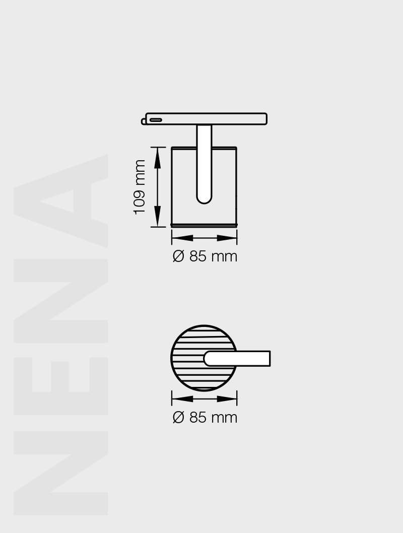 Masialux MR 802-85 Track Spotlight Track Spotlight armatürü