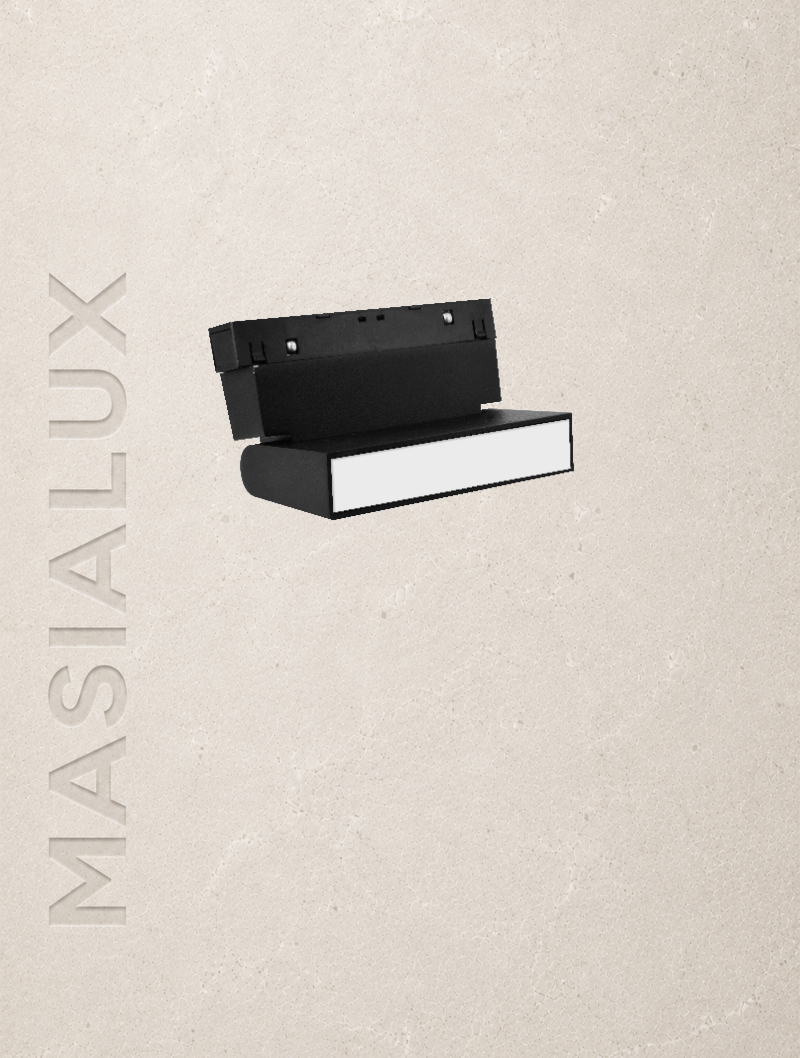 Masialux MRM 104-1 Magnet Ray Spot LED armatür 9W IP20