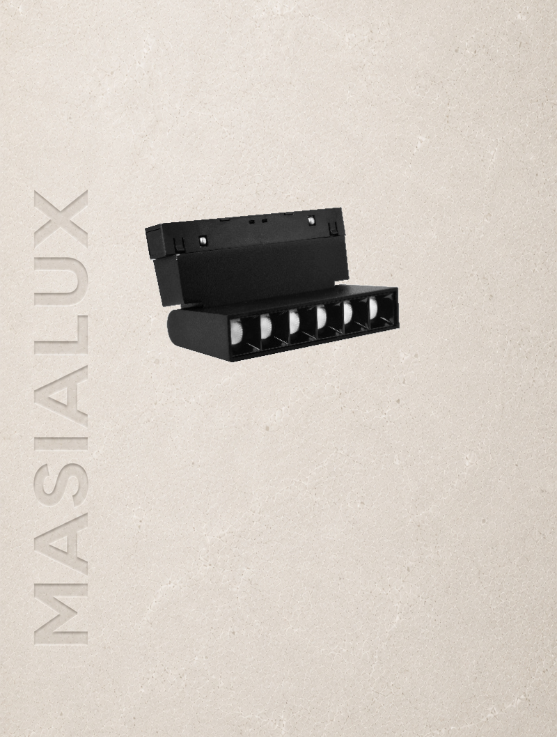 Masialux MRM 105-1 Magnet Ray Spot LED armatür 9W IP20