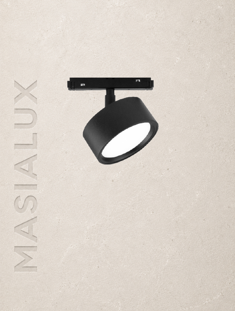 Masialux MRM 106 Magnetic Track Spotlight LED armatür 12W IP20