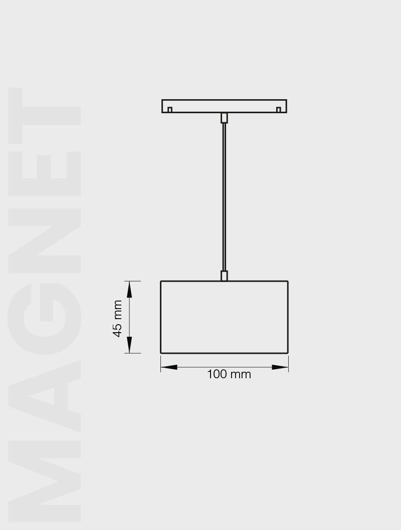 Masialux MRM 107 Magnet Ray Spot Magnet Ray Spot armatürü