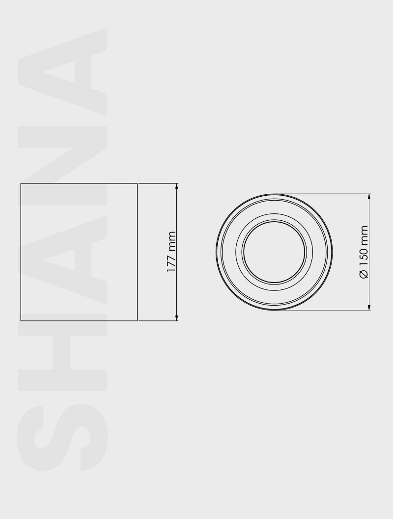 Masialux MS 1000-150 Surface Mounted Lighting Surface Mounted Lighting armatürü