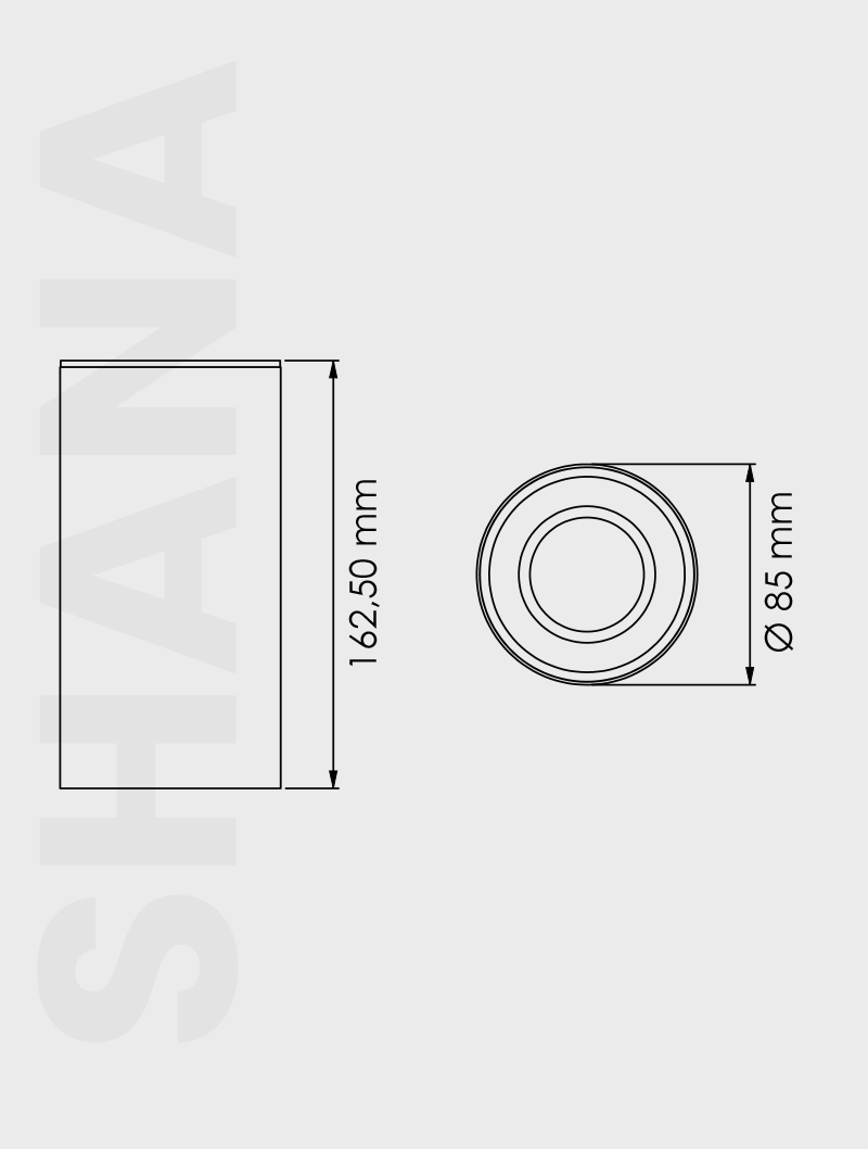Masialux MS 1000-85 Surface Mounted Lighting Surface Mounted Lighting armatürü