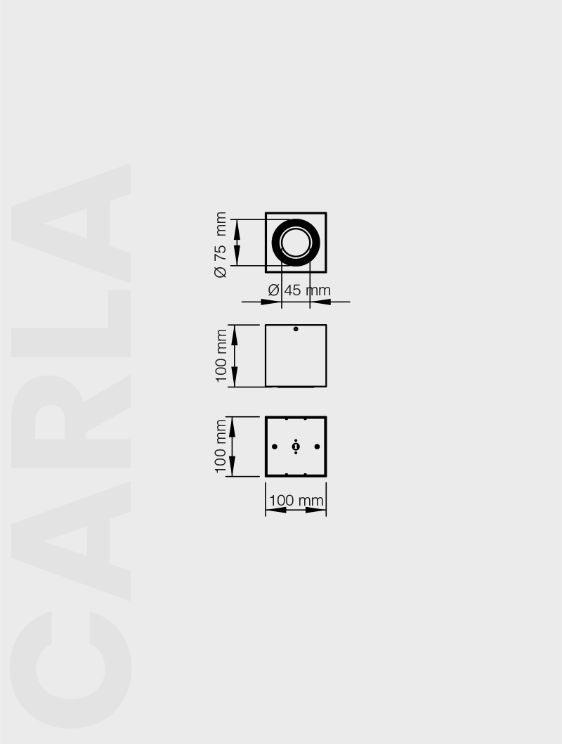 Masialux MS 612-1-60 Surface Mounted Lighting Surface Mounted Lighting armatürü