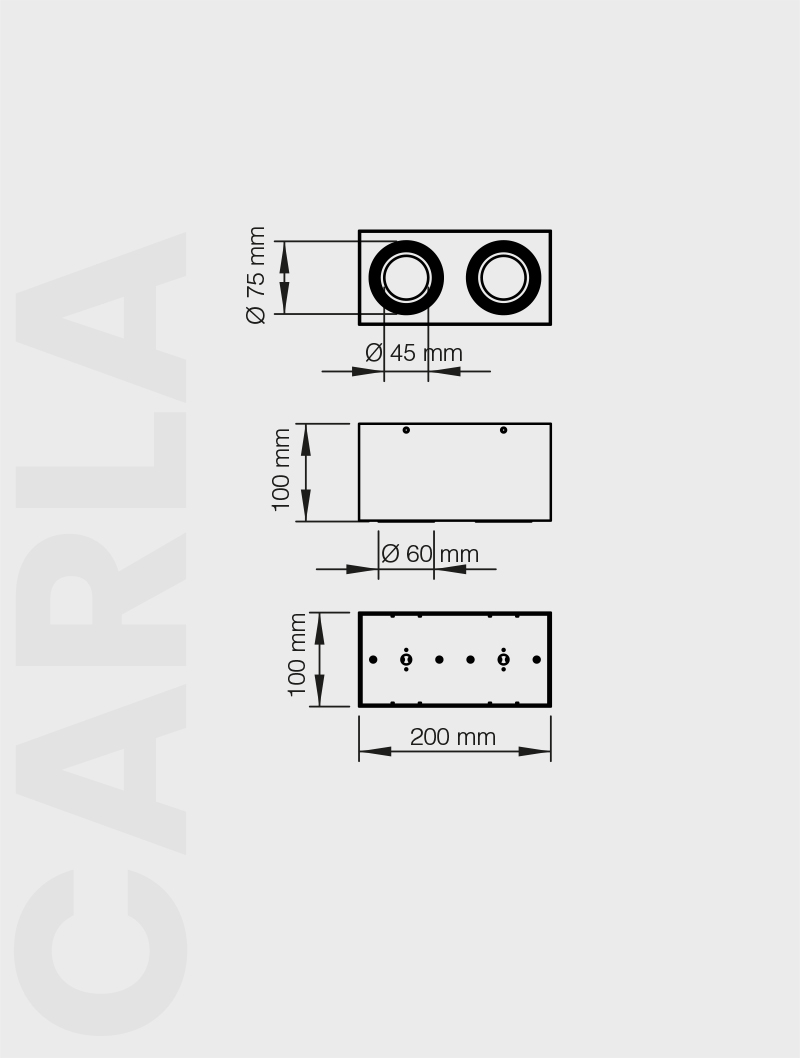 Masialux MS 612-2-60 Surface Mounted Lighting Surface Mounted Lighting armatürü