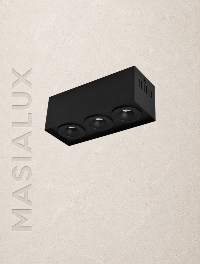 Masialux MS 650-3 Sıva Üstü Aydınlatma LED armatür 9W IP20