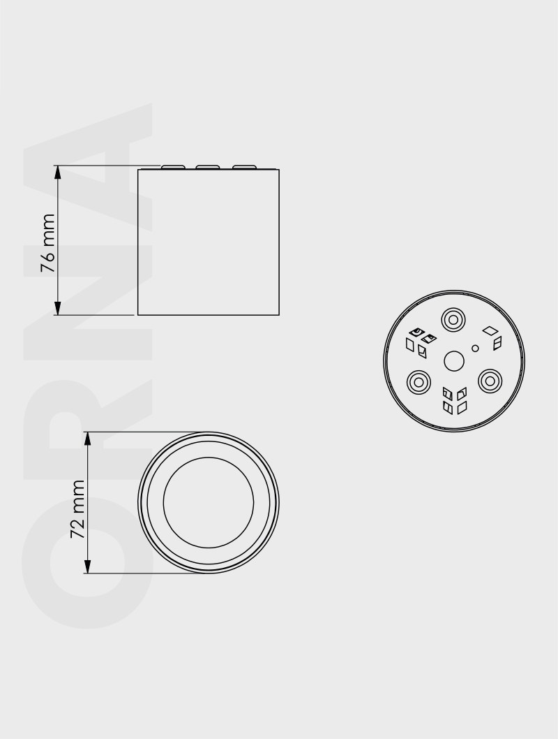 Masialux MS 700-70 Surface Mounted Lighting Surface Mounted Lighting armatürü