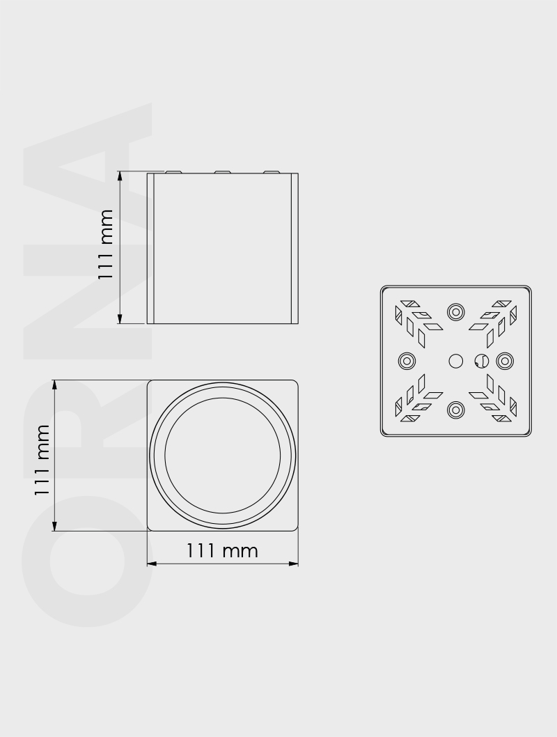 Masialux MS 701-110 Surface Mounted Lighting Surface Mounted Lighting armatürü