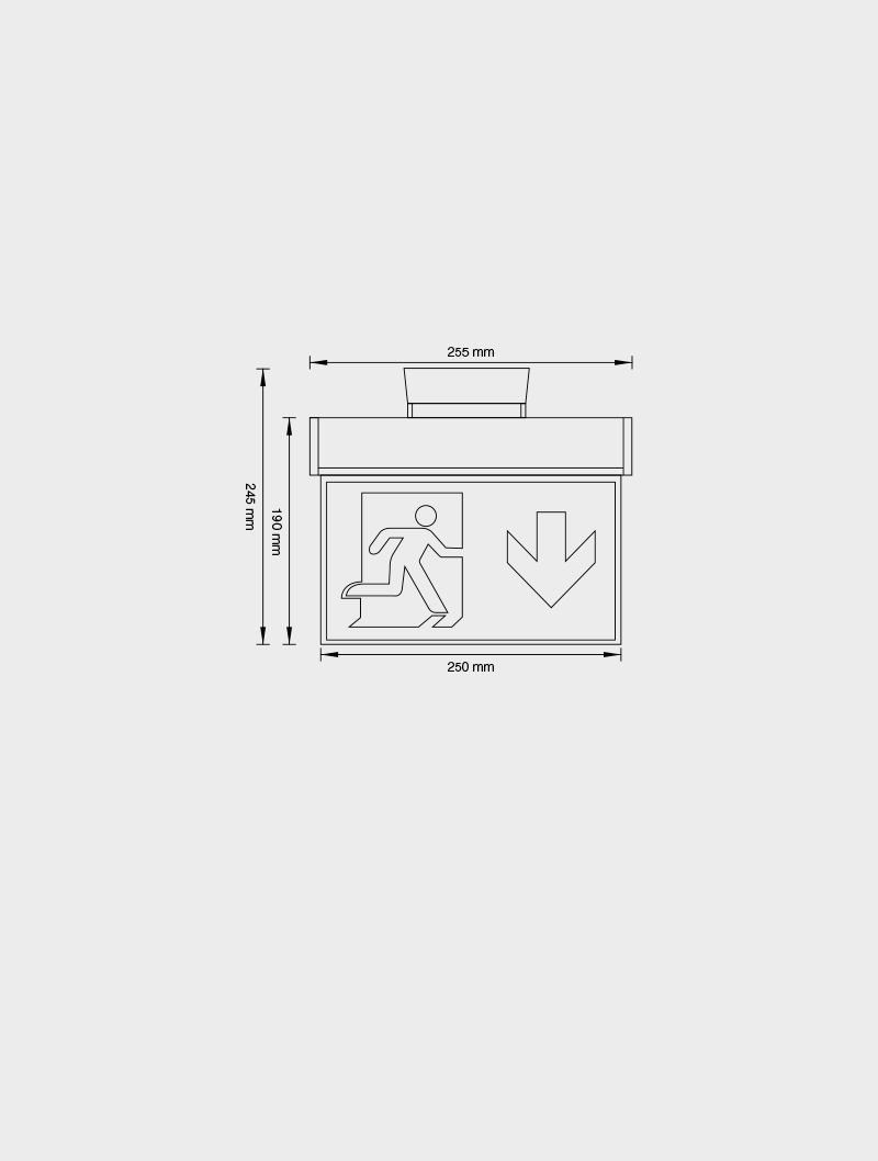 Masialux MX 103 Emergency Lighting Emergency Lighting and Signage armatürü