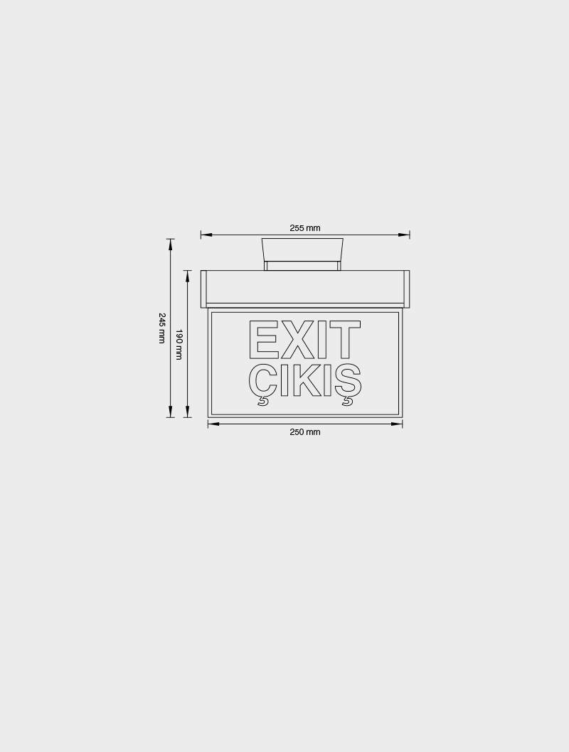Masialux MX 104 Emergency Lighting Emergency Lighting and Signage armatürü