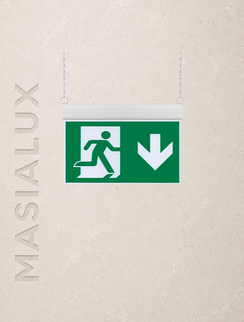 Masialux MX 203 Acil Aydınlatma ve Yönlendirmeler LED armatür 1,5W IP44