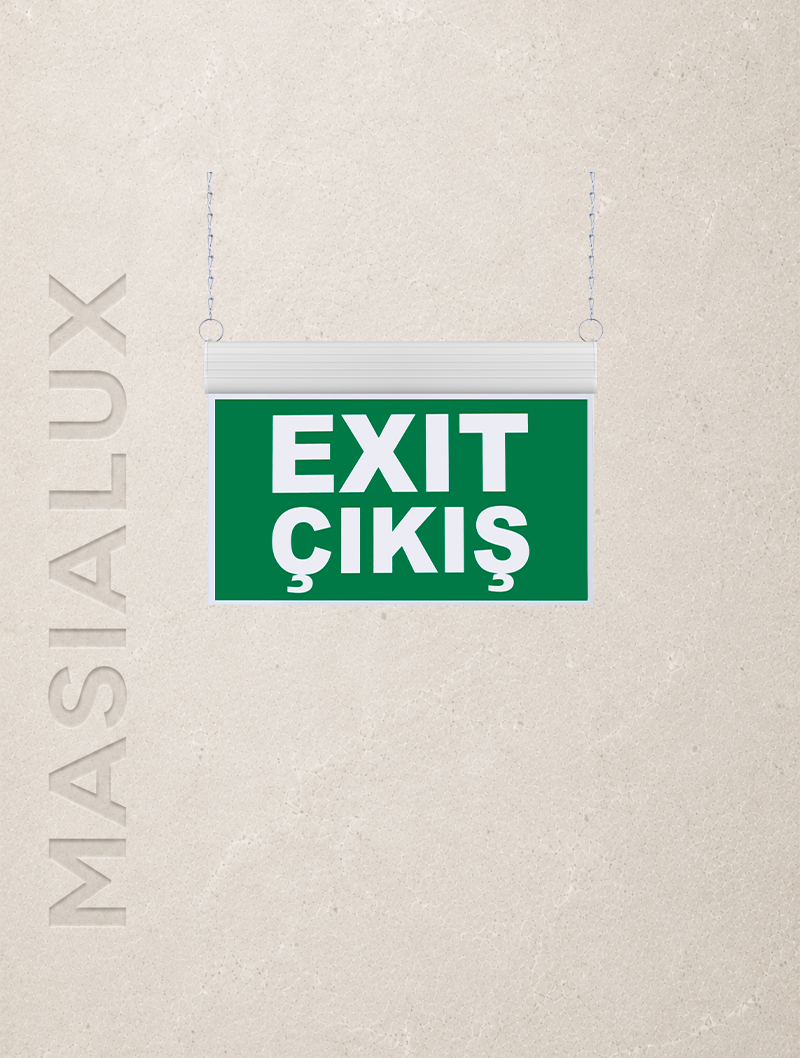 Masialux MX 204 Emergency Lighting and Signage LED armatür 1,5W IP44