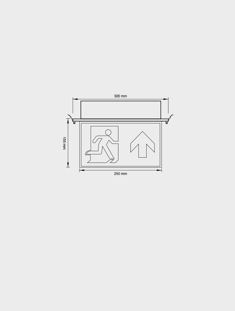 Masialux MX 302 Emergency Lighting Emergency Lighting and Signage armatürü