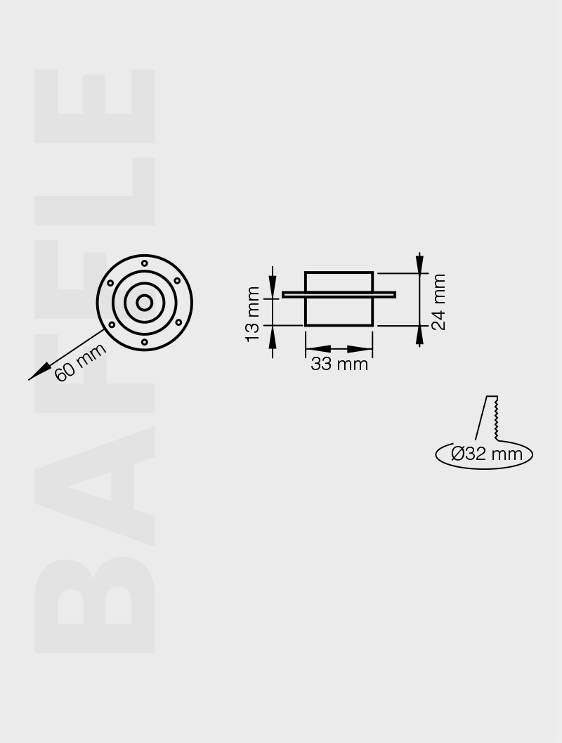 BAFFLE SERİSİ | MBF 101 BAFFLE TAVAN AYDINLATMA – Bild 3